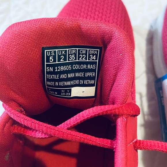 Skechers hot pink Mesh Lace-Up Sneakers with White Sole - Picture 5 of 5